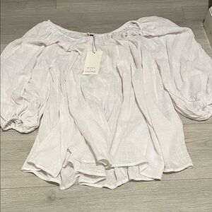 White off the shoulder dress/top